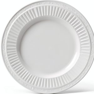 Mikasa Bread Butter Plate Stoneware Italian Style White-0