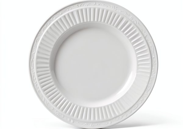 Mikasa Bread Butter Plate Stoneware Italian Style White-0