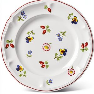 Villeroy Boch Bread Plate Porcelain Floral Microwave Safe-0
