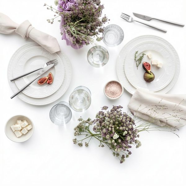 Villeroy Boch Porcelain Salad Plate Classic White-4