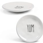 Truu Design Yum Ceramic Appetizer Plate Microwave Safe-0
