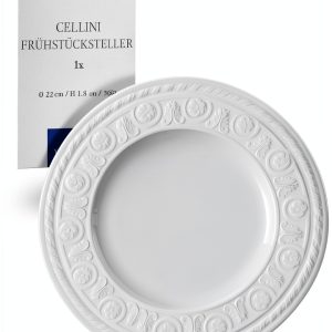 Villeroy Boch Porcelain Salad Plate Classic White-0