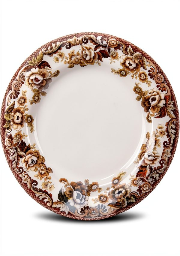 Spode Appetizer Plates Earthenware Floral Pattern Dishwasher-1