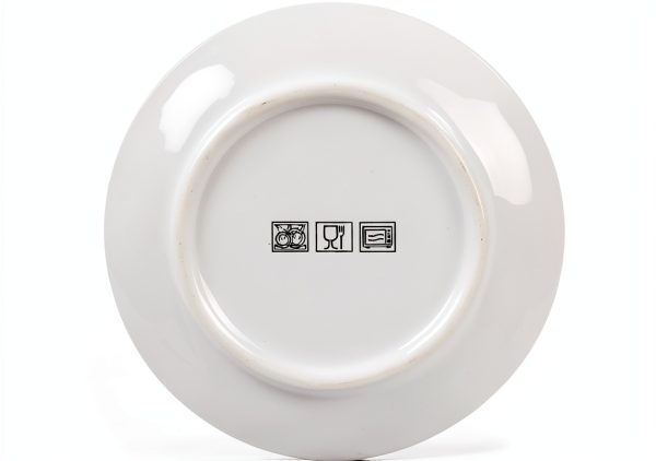 Truu Design Yum Ceramic Appetizer Plate Microwave Safe-3