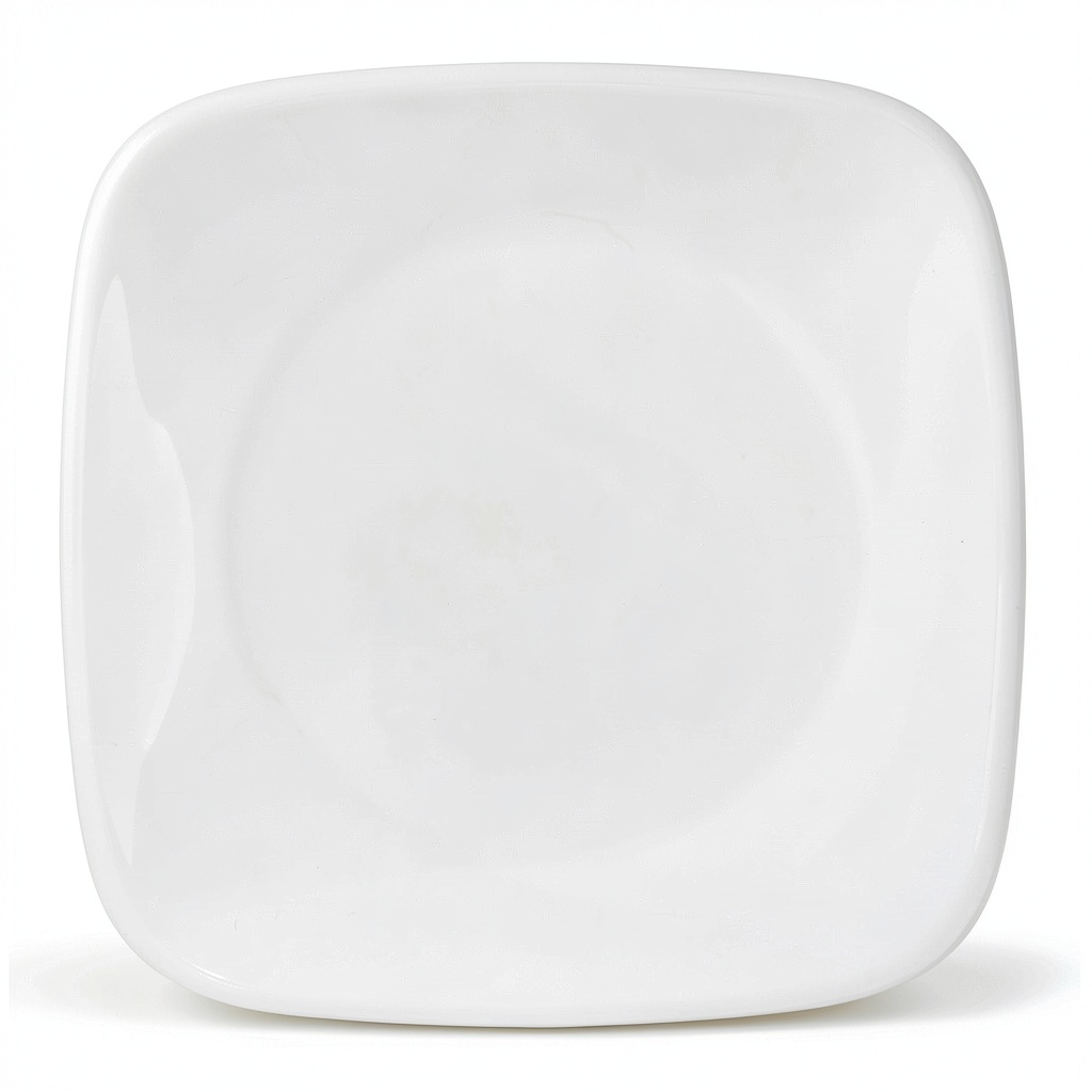 Corelle bread and butter plates displayed on a dining table