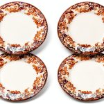 Spode Appetizer Plates Earthenware Floral Pattern Dishwasher-0