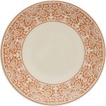 Fortessa Ceramic Dinner Plate Adobo Brown 10.75 Inch-0