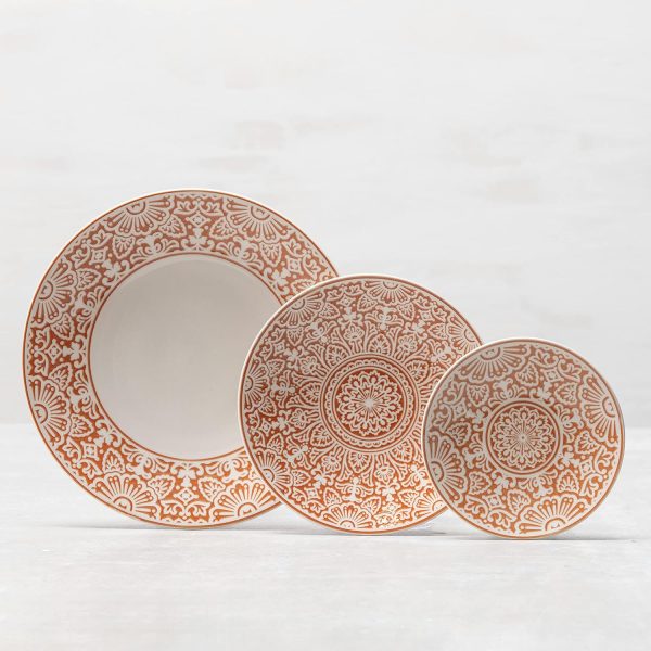 Fortessa Ceramic Dinner Plate Adobo Brown 10.75 Inch-2