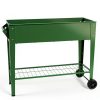 Stainless Steel Raised Garden Bed YKTEEDENS Green-1