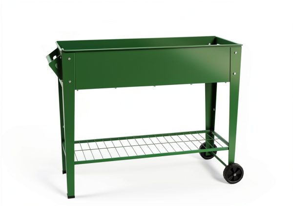 Stainless Steel Raised Garden Bed YKTEEDENS Green-1