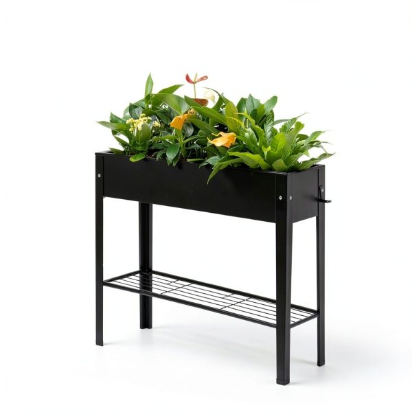 VEOAY Raised Garden Bed Planter Metal Box-5