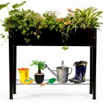 VEOAY Raised Garden Bed Planter Metal Box-0