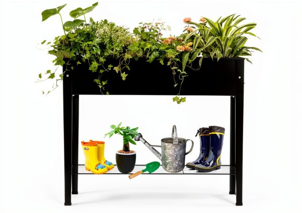 VEOAY Raised Garden Bed Planter Metal Box-0