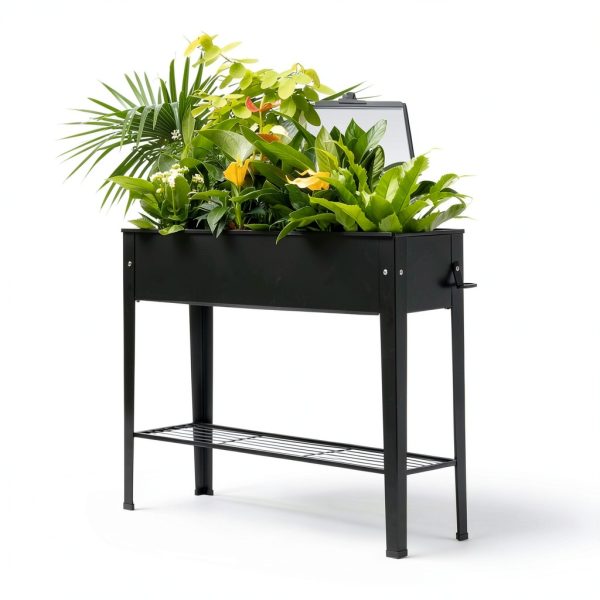 VEOAY Raised Garden Bed Planter Metal Box-3