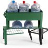 Stainless Steel Raised Garden Bed YKTEEDENS Green-2
