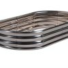 Zizin Galvanized Metal Raised Garden Bed 6x3x1FT-2