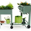 Stainless Steel Raised Garden Bed YKTEEDENS Green-4