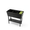 Keter Urban Bloomer Planter Raised Bed Fade‑Resistant Wood‑Look-1