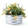 GARDMAX Silver Raised Garden Bed 2x2x1 ft Pack of 2 Classic Round-6