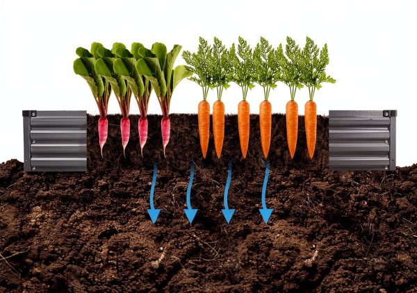 Galvanized Raised Garden Bed Foxlang 8x4x1ft Silver 2‑Pack-4