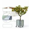 Vego Garden Rolling Raised Bed Planter Olive Green Metal Self Watering-5