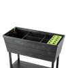 Keter Urban Bloomer Planter Raised Bed Fade‑Resistant Wood‑Look-3