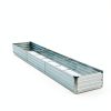 Garden Raised Bed Zunatu 10x2x1ft 2 Pack Silver Galvanized Metal-4