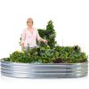 Metal Raised Garden Bed 4×2×1ft 2-Pack by Land Guard Powder Coated-1