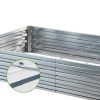 Raised Garden Bed DIIYIV Galvanized Metal Outdoor Planter 12x4 2pcs-3