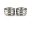 GARDMAX Silver Raised Garden Bed 2x2x1 ft Pack of 2 Classic Round-3