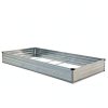 Galvanized Raised Garden Bed Foxlang 8x4x1ft Silver 2‑Pack-5