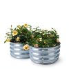 GARDMAX Silver Raised Garden Bed 2x2x1 ft Pack of 2 Classic Round-1