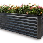 GARDMAX Silver Raised Garden Bed 8x4x2 ft Galvanized Metal Planter-0