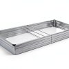 Galvanized Raised Garden Bed Foxlang 8x4x1ft Silver 2‑Pack-1