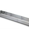 Garden Raised Bed Zunatu 10x2x1ft 2 Pack Silver Galvanized Metal-1