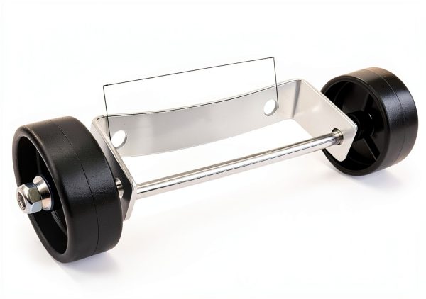 Universal Patio Heater Wheel Kit Birheatry Silver Bracket Black Wheels-1