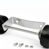 Universal Patio Heater Wheel Kit Birheatry Silver Bracket Black Wheels-0
