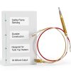 Outdoor Patio Heater Thermocouple, M8 x 1 Connection with Nuts, Universal Replacement Part for Gas Patio Heaters, M6 x 0.75 Thermocouple Head Thread and 2 Screw Nuts,16.2” Long-4
