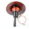 Outdoor Patio Heater Thermocouple, M8 x 1 Connection with Nuts, Universal Replacement Part for Gas Patio Heaters, M6 x 0.75 Thermocouple Head Thread and 2 Screw Nuts,16.2” Long-2