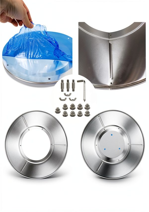 Aluminum Patio Heater Reflector Shield Top Hill 3‑Hole Mount-4