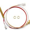 Outdoor Patio Heater Thermocouple, M8 x 1 Connection with Nuts, Universal Replacement Part for Gas Patio Heaters, M6 x 0.75 Thermocouple Head Thread and 2 Screw Nuts,16.2” Long-0