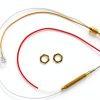 Outdoor Patio Heater Thermocouple, M8 x 1 Connection with Nuts, Universal Replacement Part for Gas Patio Heaters, M6 x 0.75 Thermocouple Head Thread and 2 Screw Nuts,16.2” Long-6