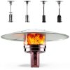 Aluminum Patio Heater Reflector Shield Top Hill 3‑Hole Mount-2