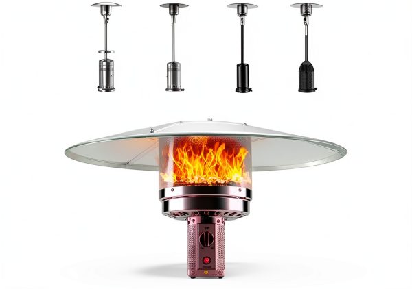 Aluminum Patio Heater Reflector Shield Top Hill 3‑Hole Mount-2