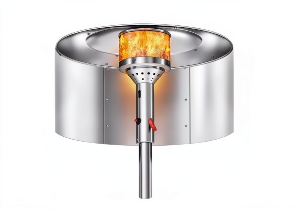 Patio Heater Reflector Shield 15" Ixbeet Aluminum Heat Focus Outdoor-1