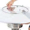 Patio Heater Reflector Shield, Aluminum Heat Reflector Shield Top for Propane Outdoor Heaters,Dome Replacement Parts(3-Hole Mount，33" Diameter Round)-3