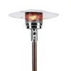 Patio Heater Reflector Shield, Aluminum Heat Reflector Shield Top for Propane Outdoor Heaters,Dome Replacement Parts(3-Hole Mount，33" Diameter Round)-4