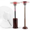 Patio Heater Reflector Shield, Aluminum Heat Reflector Shield Top for Propane Outdoor Heaters,Dome Replacement Parts(3-Hole Mount，33" Diameter Round)-2