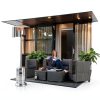 Patio Heater Reflector Shield 15" Ixbeet Aluminum Heat Focus Outdoor-5