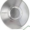 Patio Heater Reflector Shield, Aluminum Heat Reflector Shield Top for Propane Outdoor Heaters,Dome Replacement Parts(3-Hole Mount，33" Diameter Round)-0